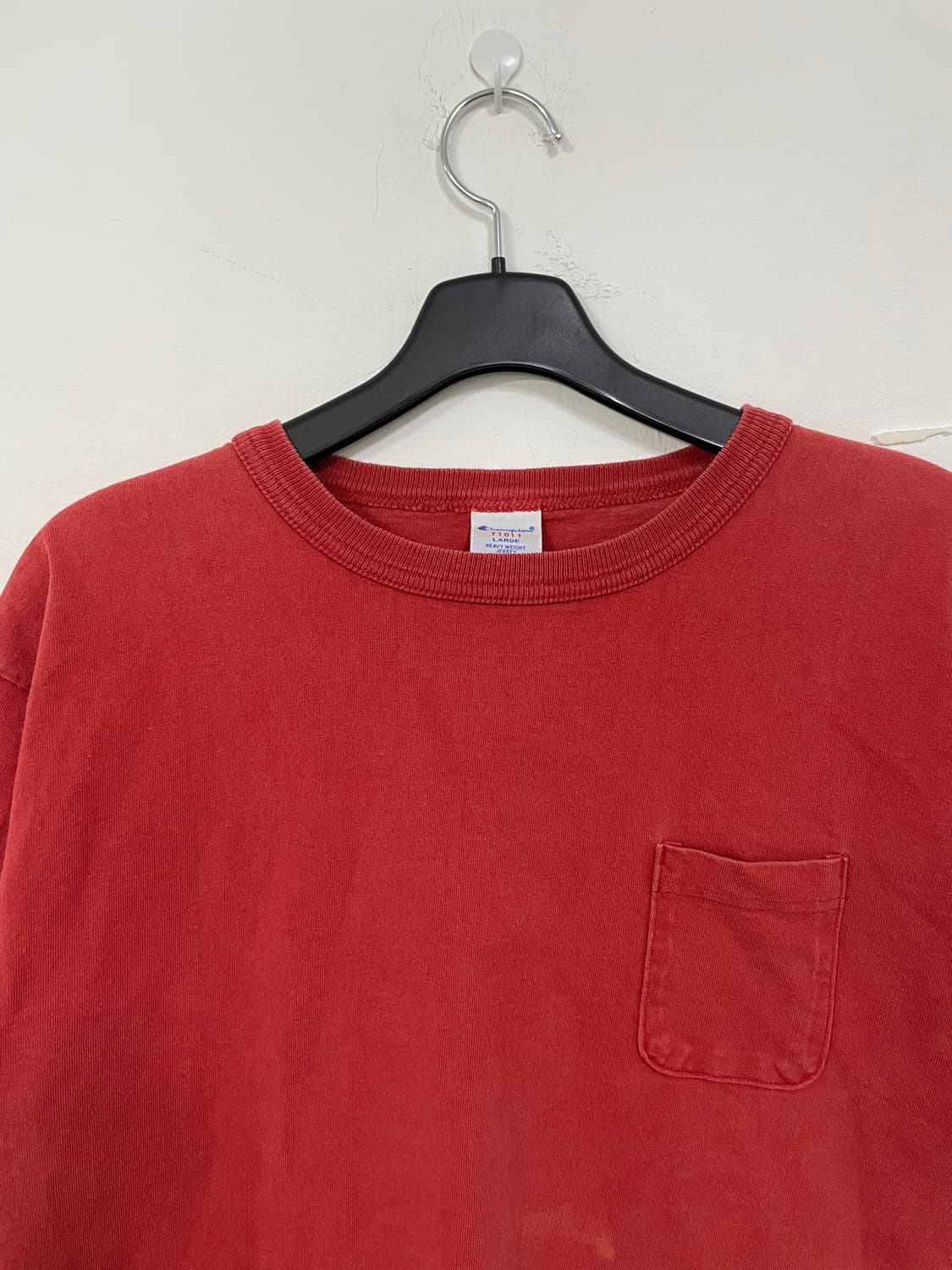 챔피온 레드 반팔 티셔츠 상품이미지4