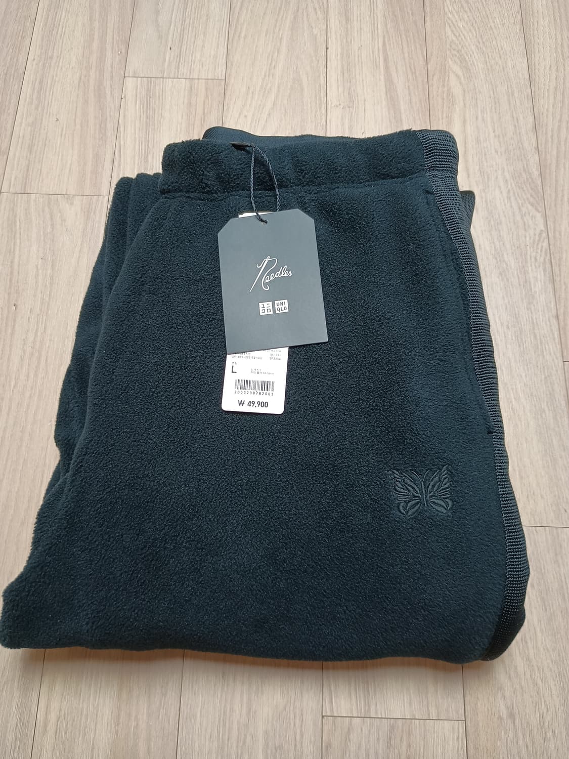 유니클로 니들스 후리스 팬츠 검정 L사이즈 상품이미지1