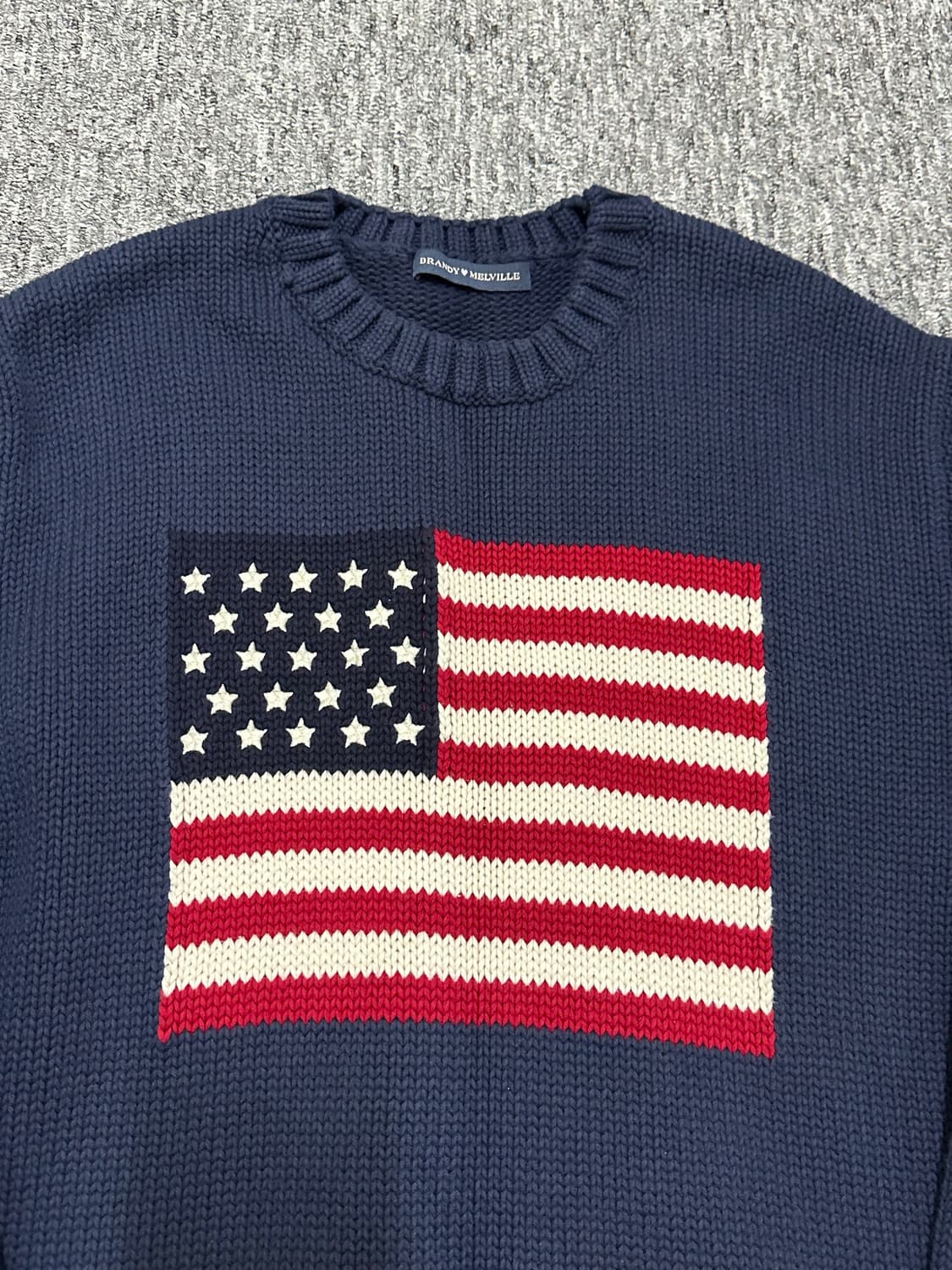 브랜디멜빌 성조기 니트 스웨터 상품이미지2