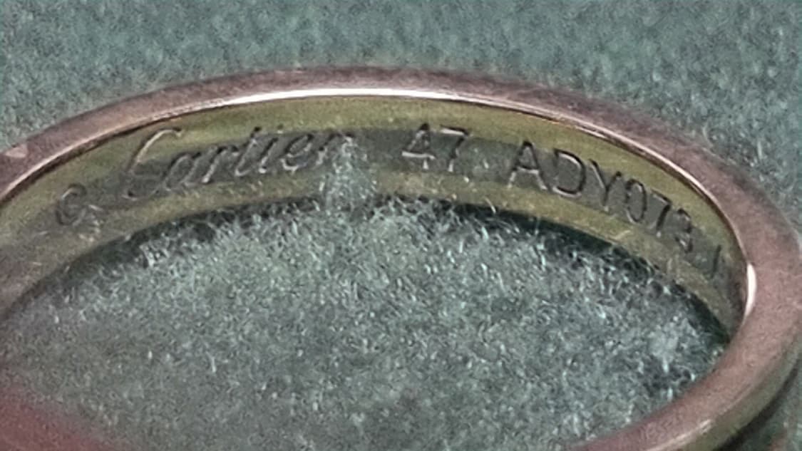 까르띠에 방돔루이 웨딩 링 (47) 상품이미지2