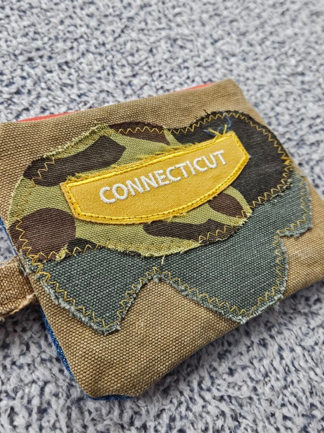 핸드메이드 리워크 커스텀 패치드 키링 월렛 (13X10) / 10729 상품이미지4