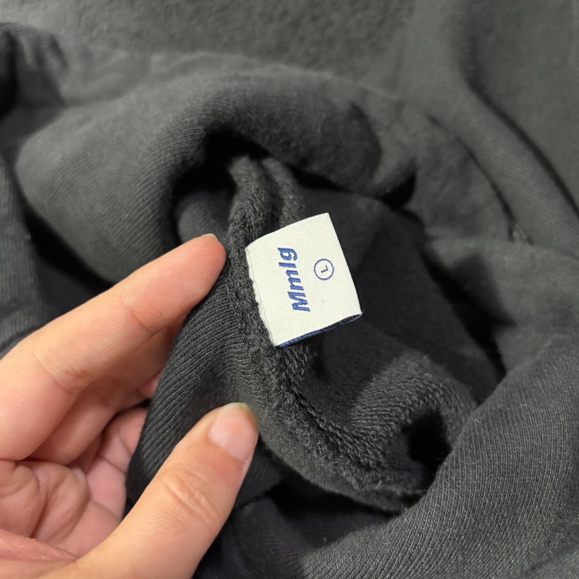 L MMLG 블랙 1987 후드티 상품이미지3