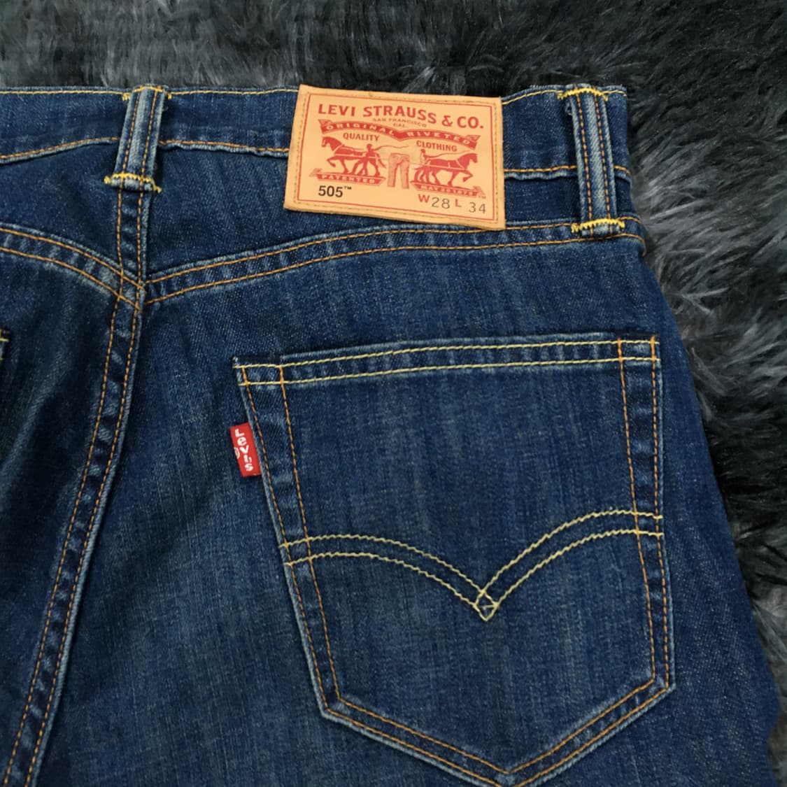 투티/0145 리바이스 505 청바지 데님 팬츠 상품이미지3