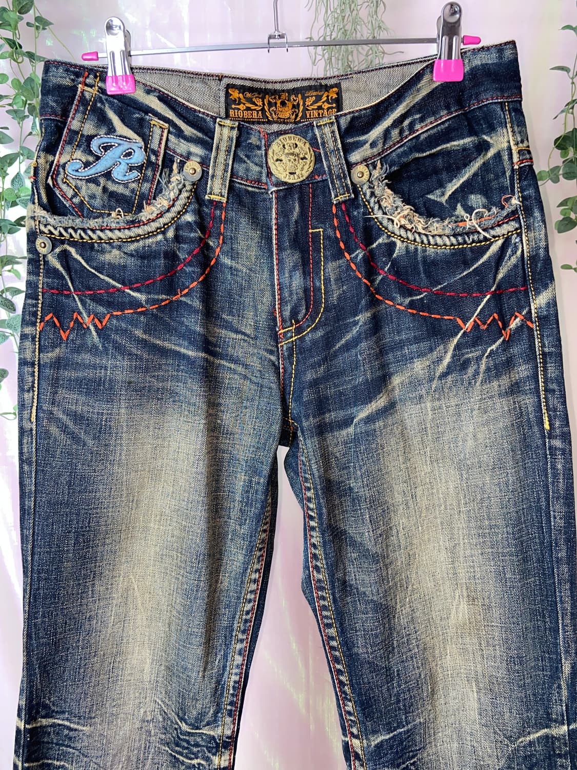 Riobera vintage detail denim  상품이미지2