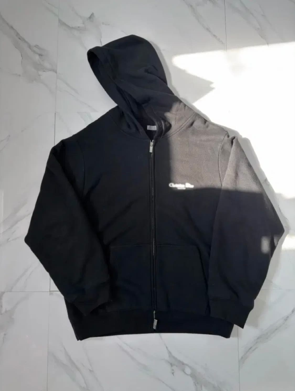 디올 꾸뛰르 헤비웨이트 후드집업 XL 한글택 상품이미지1