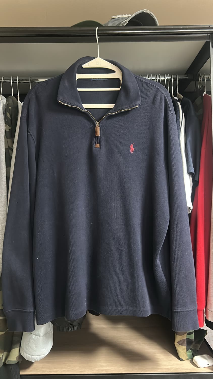 폴로 반집업 니트  상품이미지1