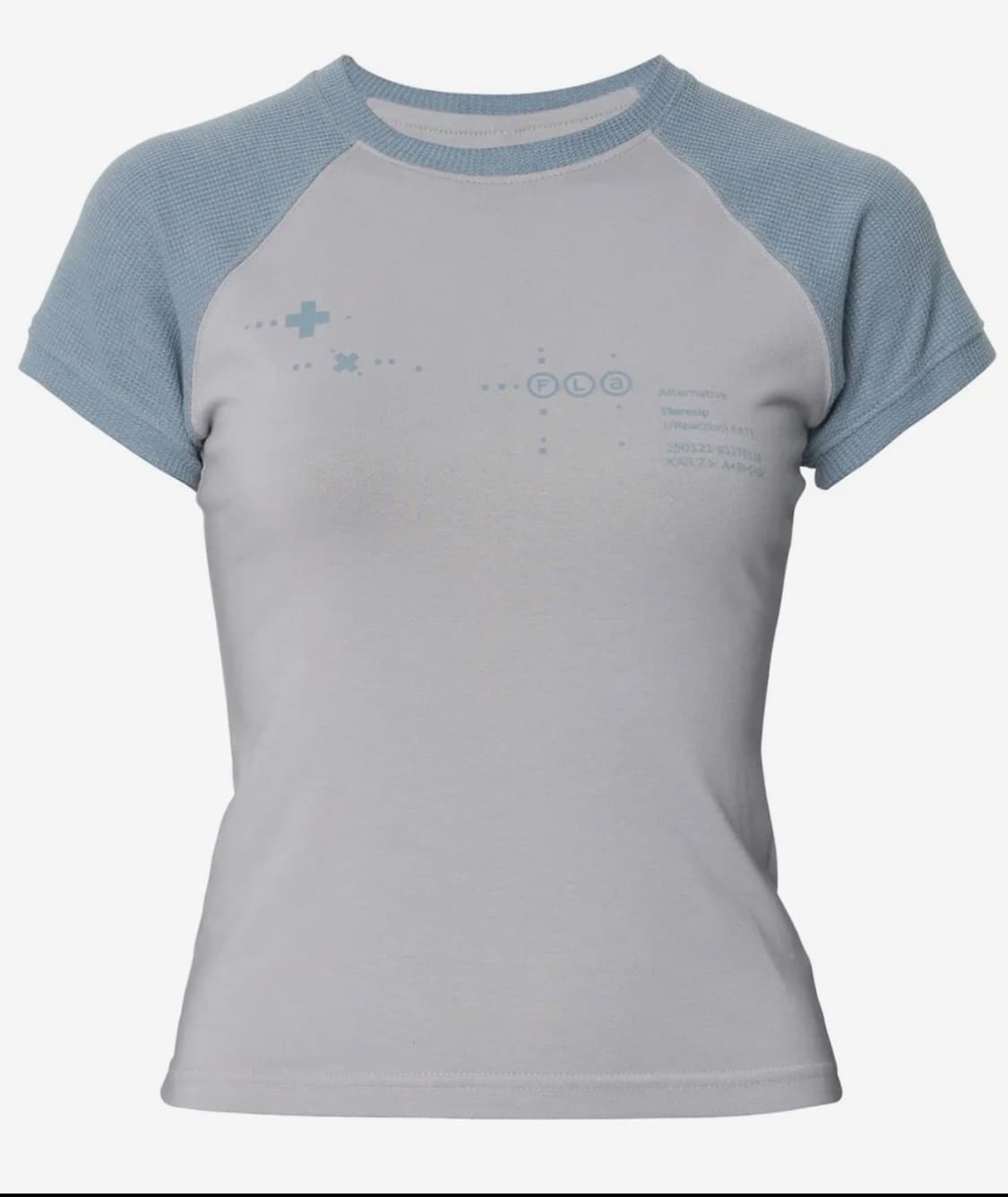 Muta Waffle Raglan T-Shirt 상품이미지1