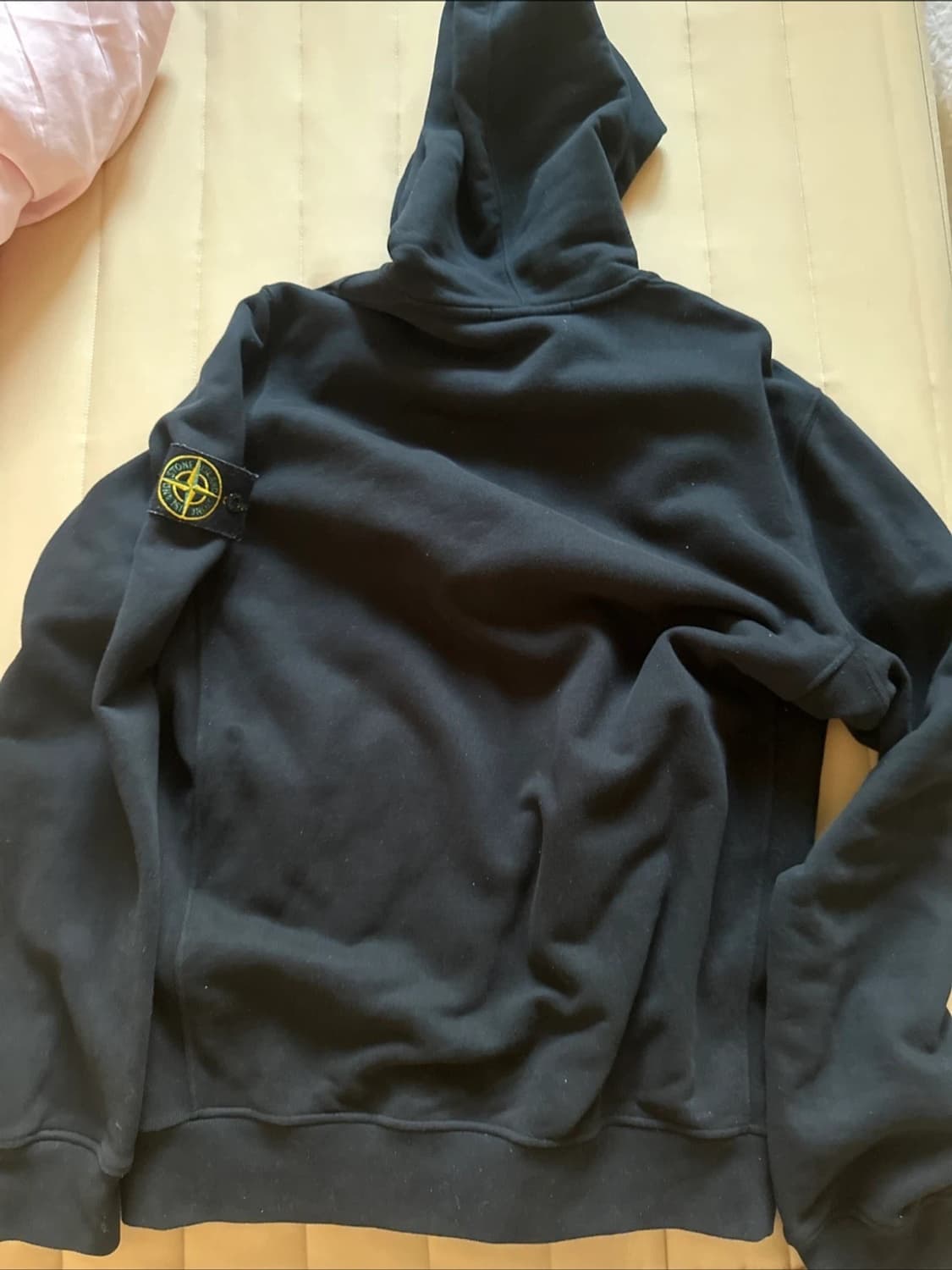 [L]24FW 스톤아일랜드 블랙 후드집업 상품이미지2