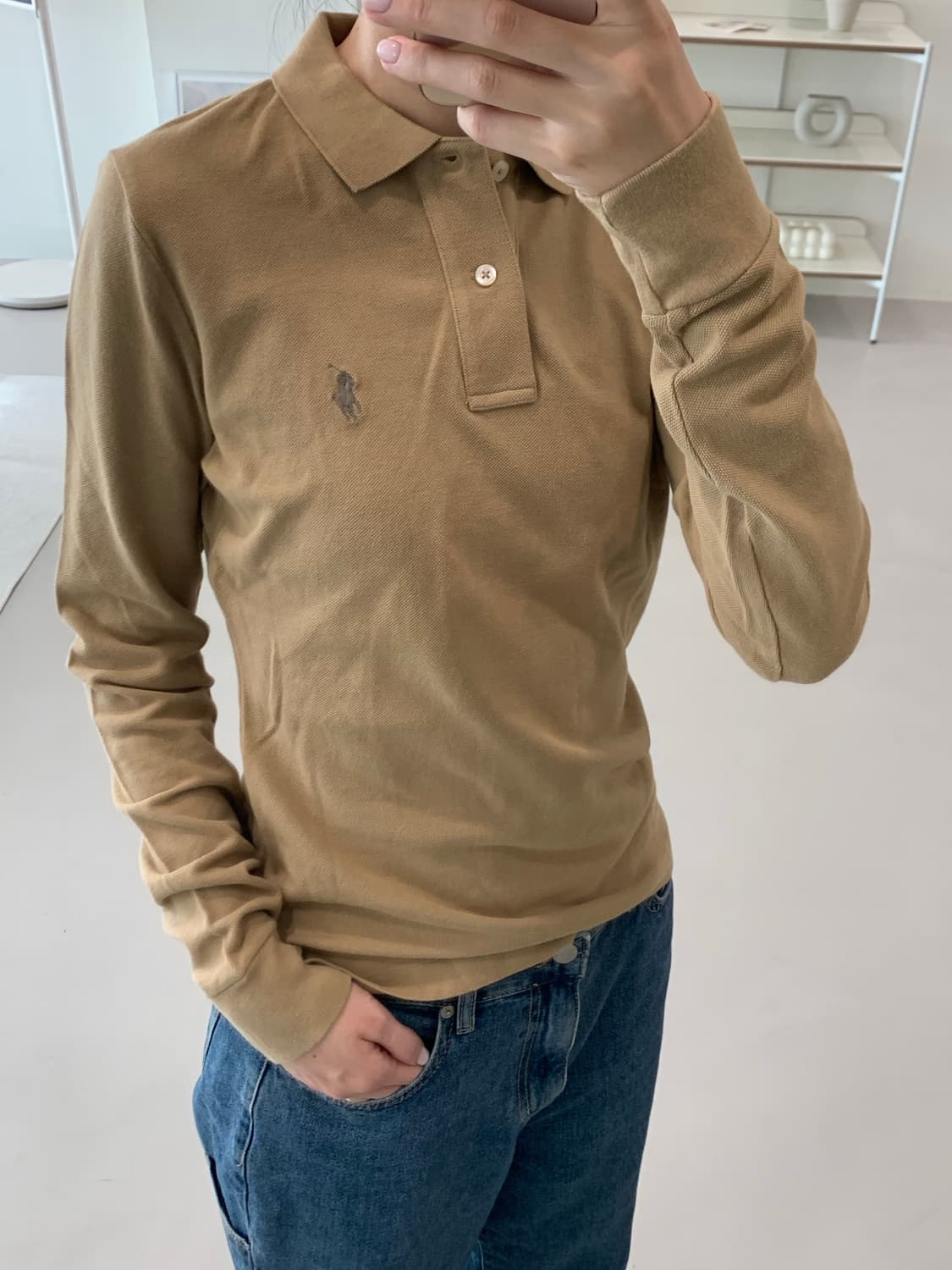 폴로 랄프로렌 여성 긴팔 카라티 M,L 상품이미지7