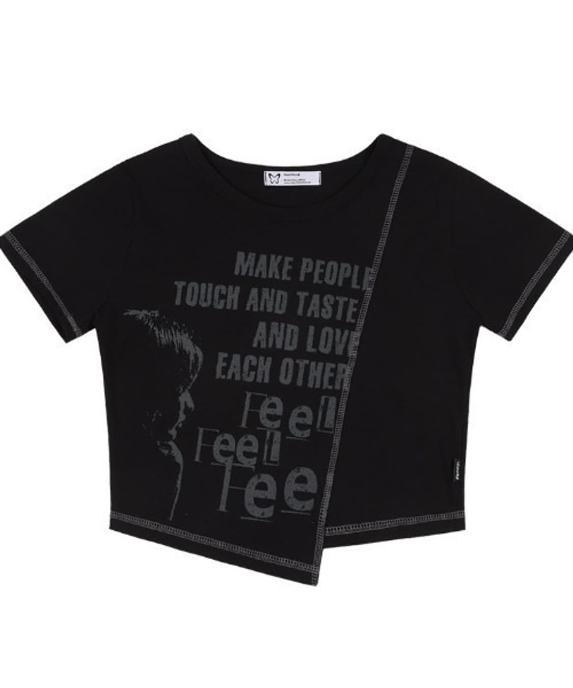 팬시클럽 언발란스 반팔티 상품이미지1