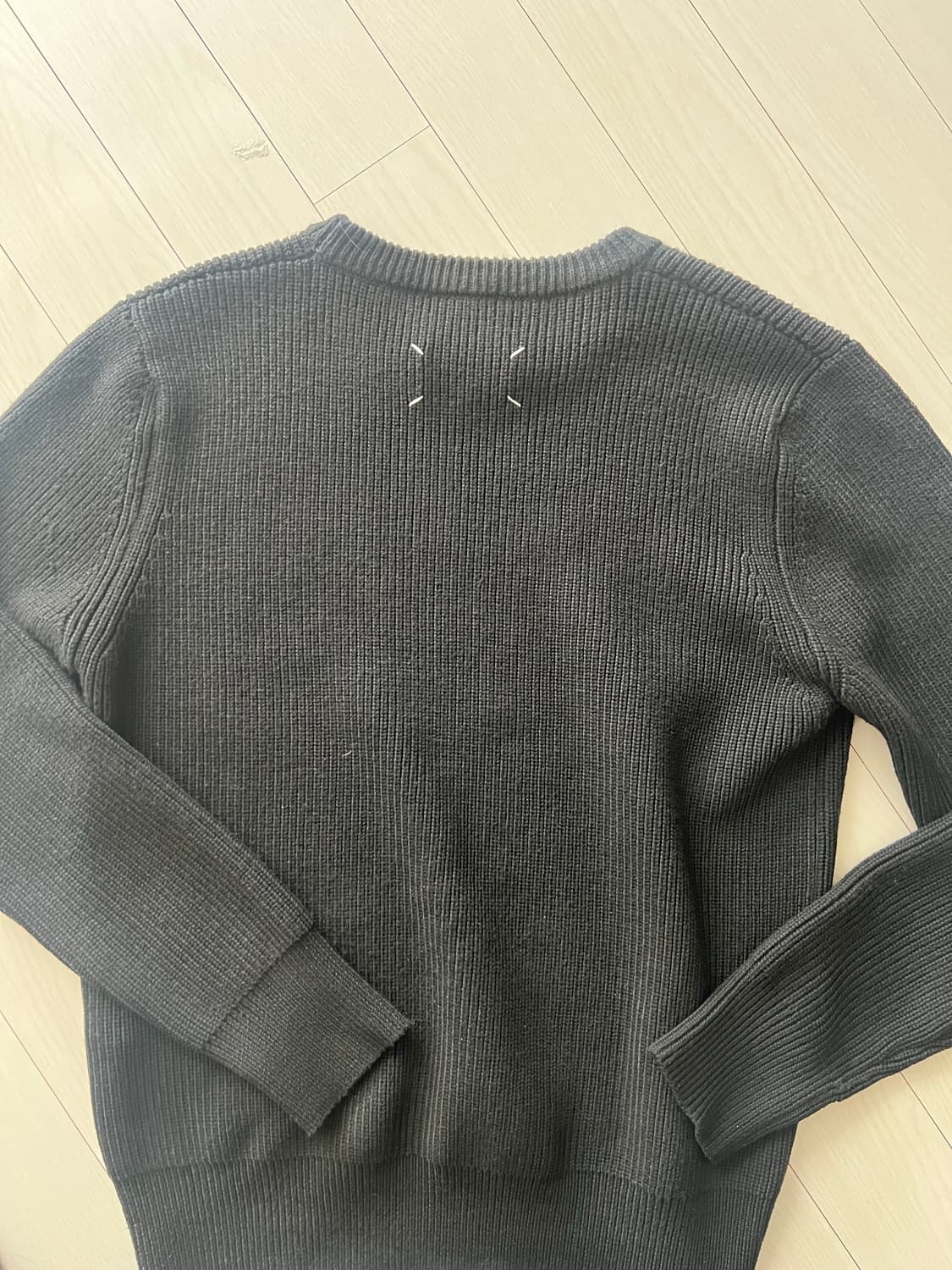 마르지엘라 스티치 골지 니트 블랙 46 상품이미지8