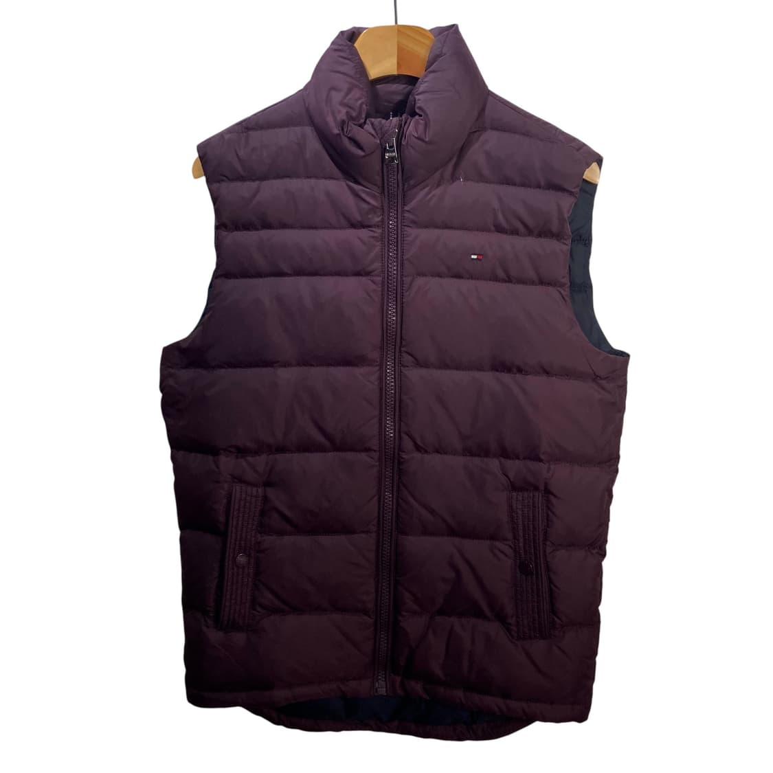 타미힐피거 퍼플 패딩 베스트 상품이미지2