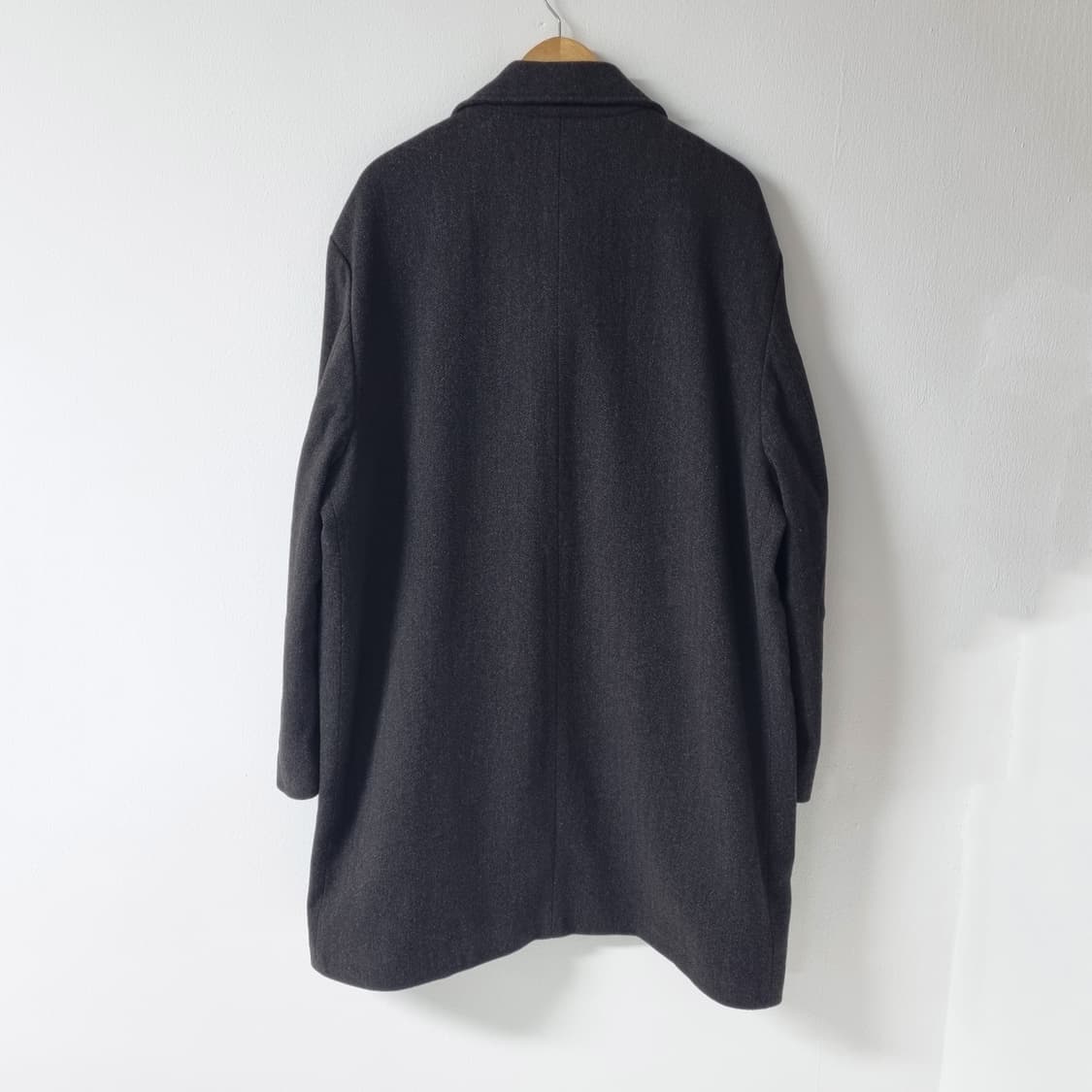 빈티지 에디바우어 헤링본 오버사이즈 코트 - L 상품이미지2