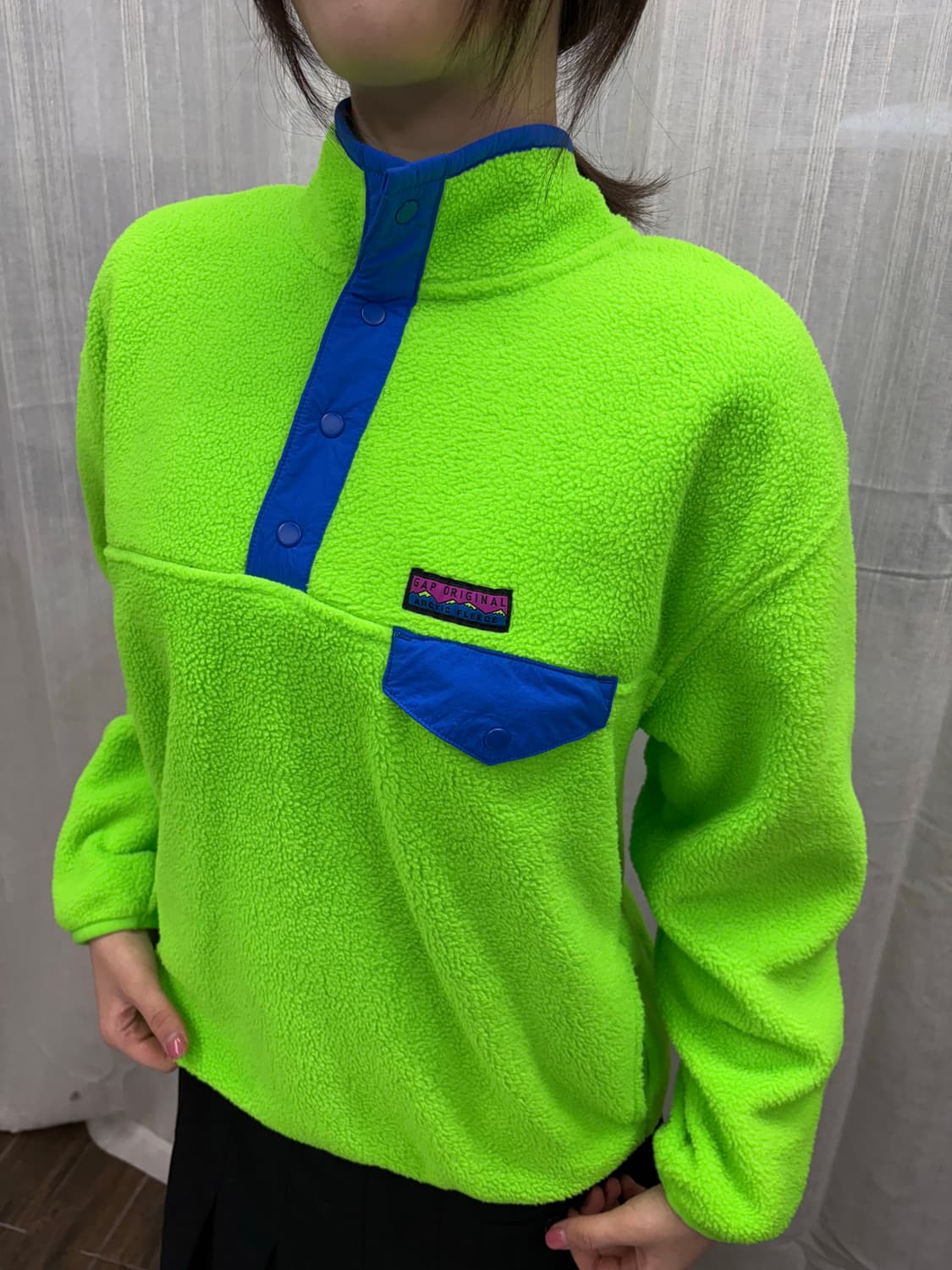 GAP 갭 아틱 플리스 스냅 풀오버 집업 후리스 상품이미지1