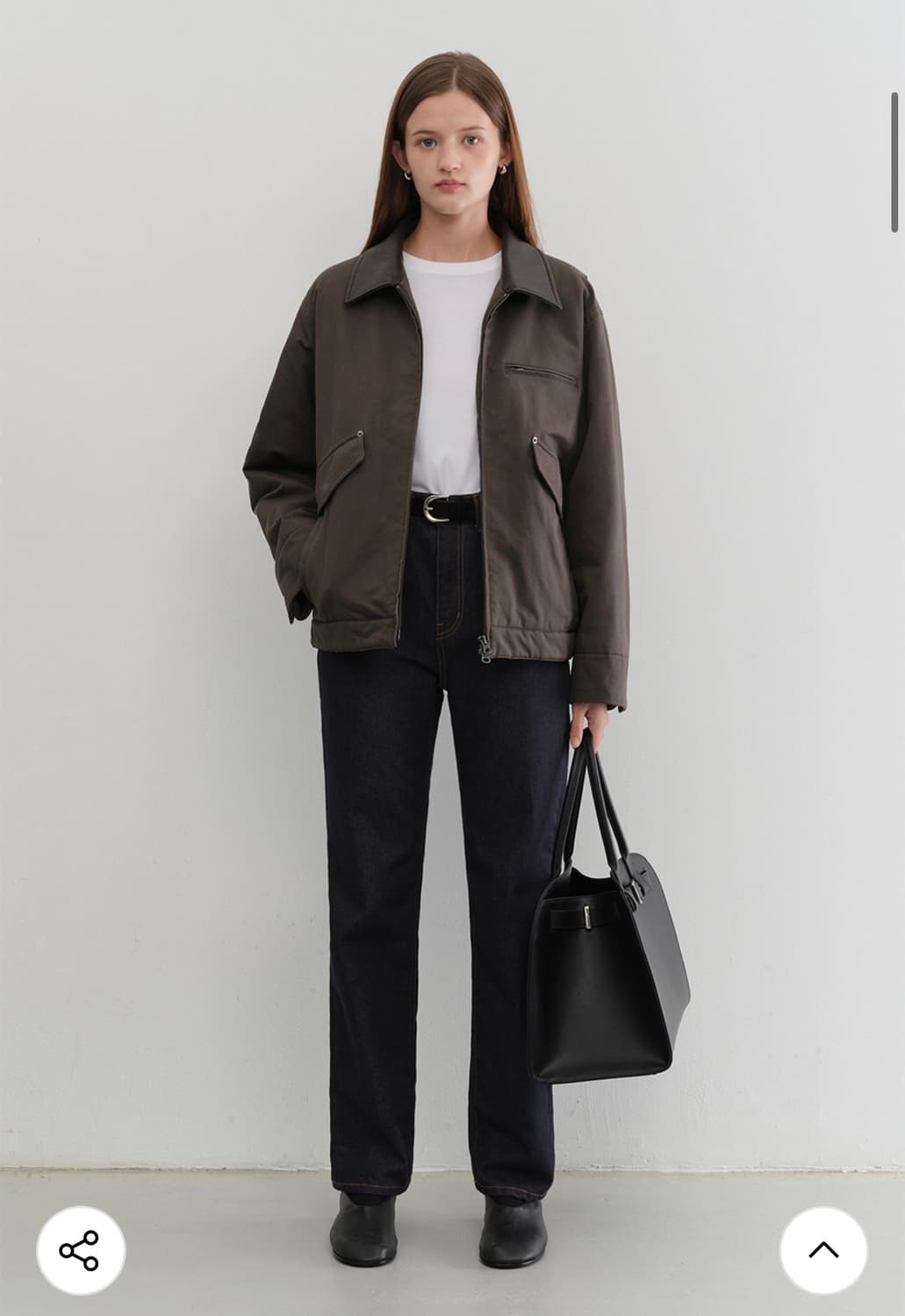 던스트 빈티지 패디드 워크자켓 상품이미지3