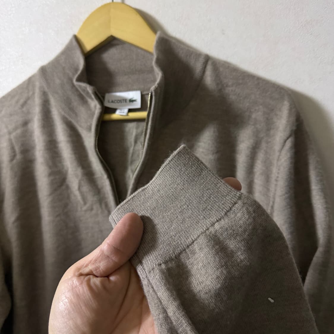 라코스테 남성 하프넥 모 로고 니트 4 (95정도) 상품이미지7