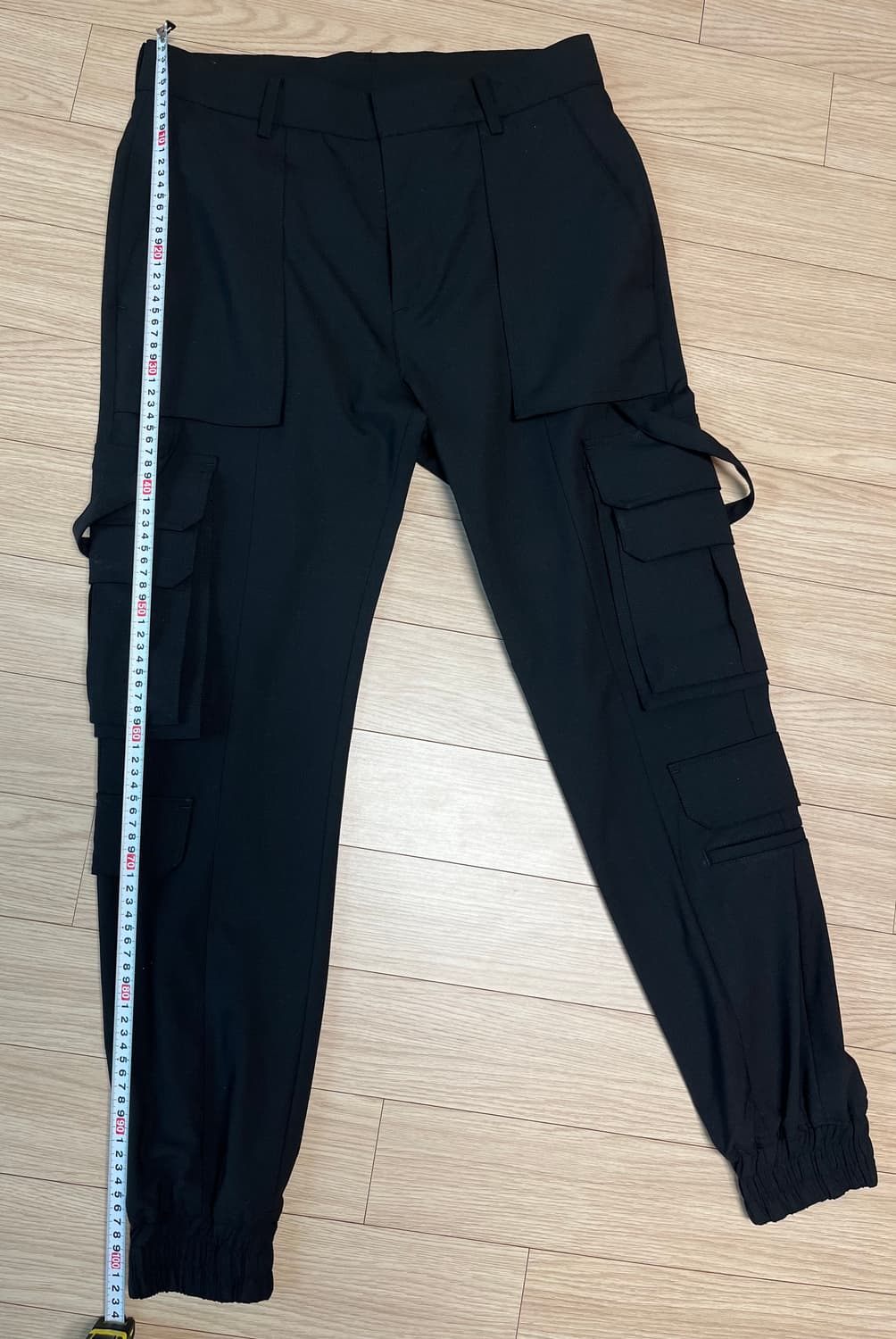 juun.j 블랙 카고 조거팬츠 46(32인치) 정품 상품이미지9
