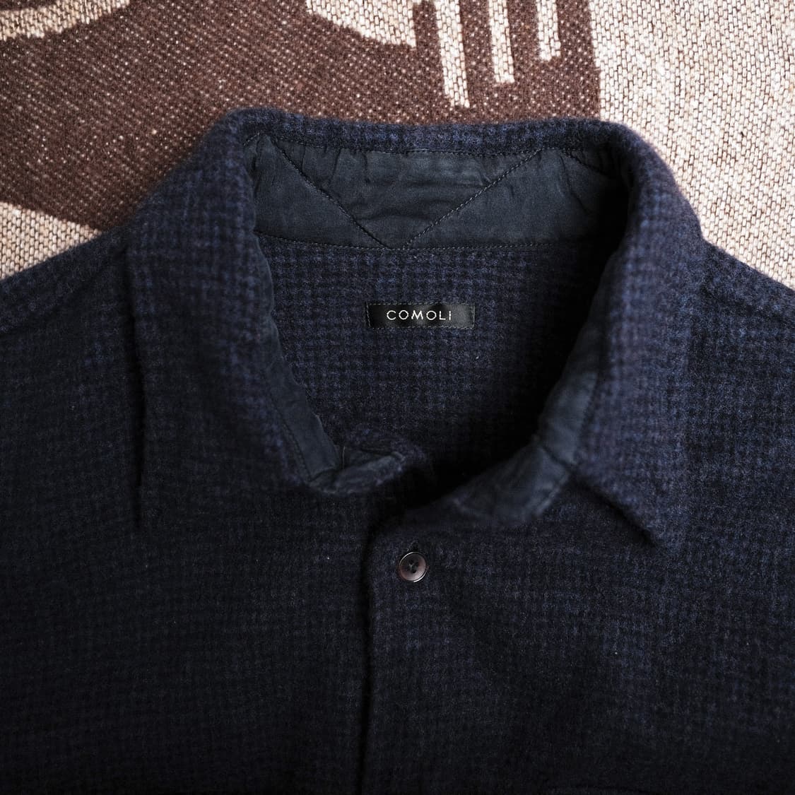 코모리 울 캐시미어 CPO셔츠 2사이즈 (추천 55-66) 상품이미지3
