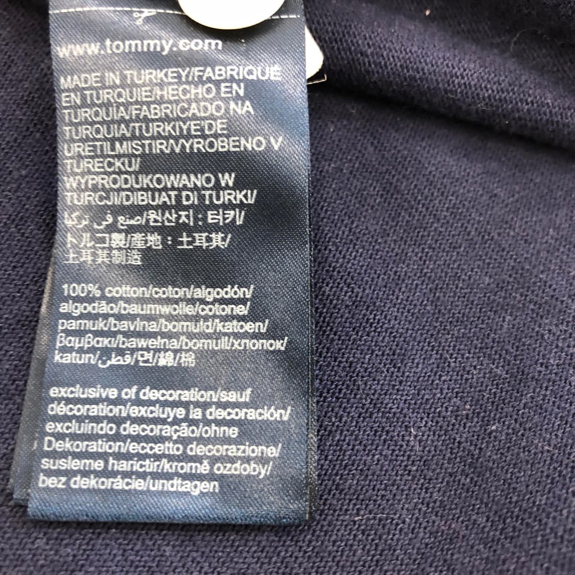 90s 타미힐피거 럭비카라티 M 오버 상품이미지6
