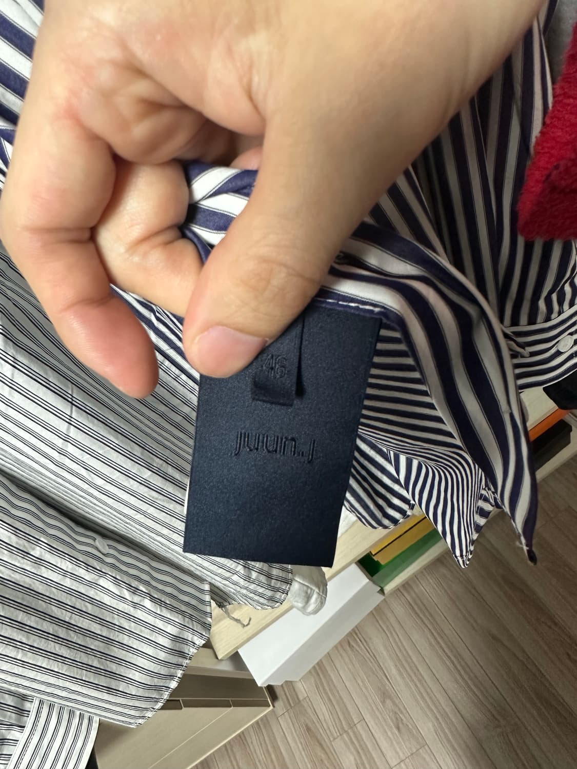 준지 스트라이프 셔츠 46 판매합니다 상품이미지4