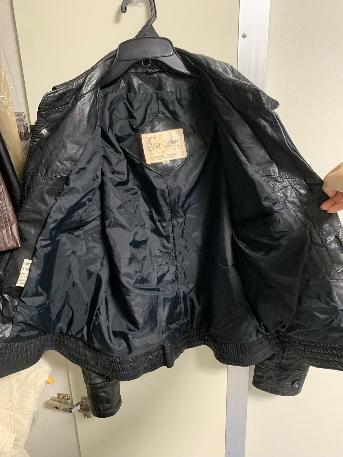 빈티지 램스킨 레더 자켓 38사이즈 상품이미지7