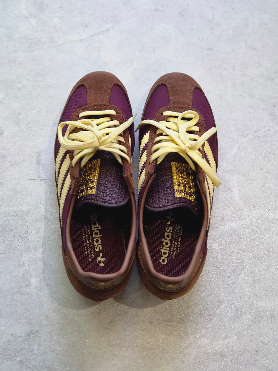 아디다스 SL 72 OG 마룬 올모스트 옐로우 상품이미지4