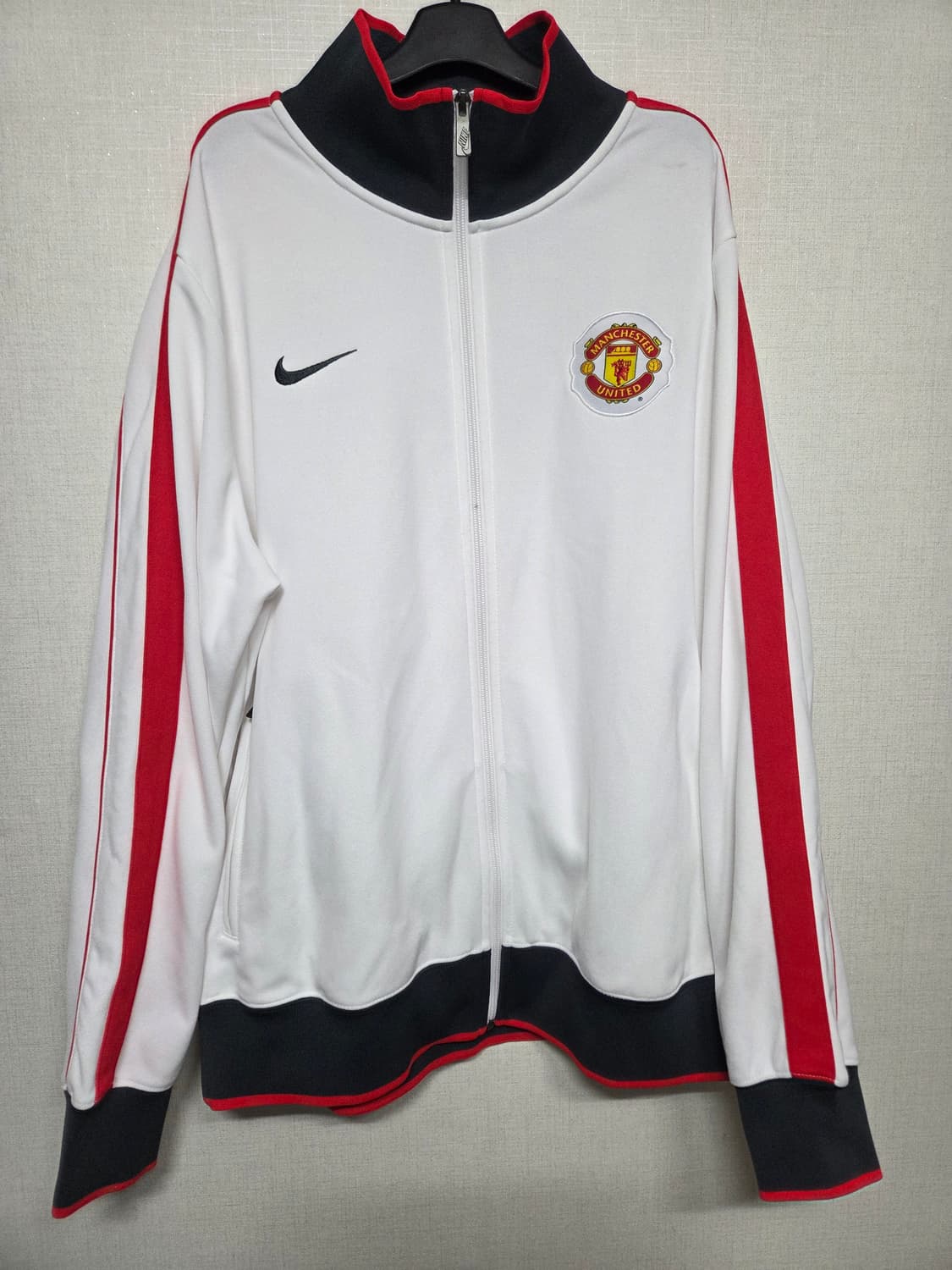 나이키 맨체스터유나이티드 트랙탑져지 화이트 상품이미지1