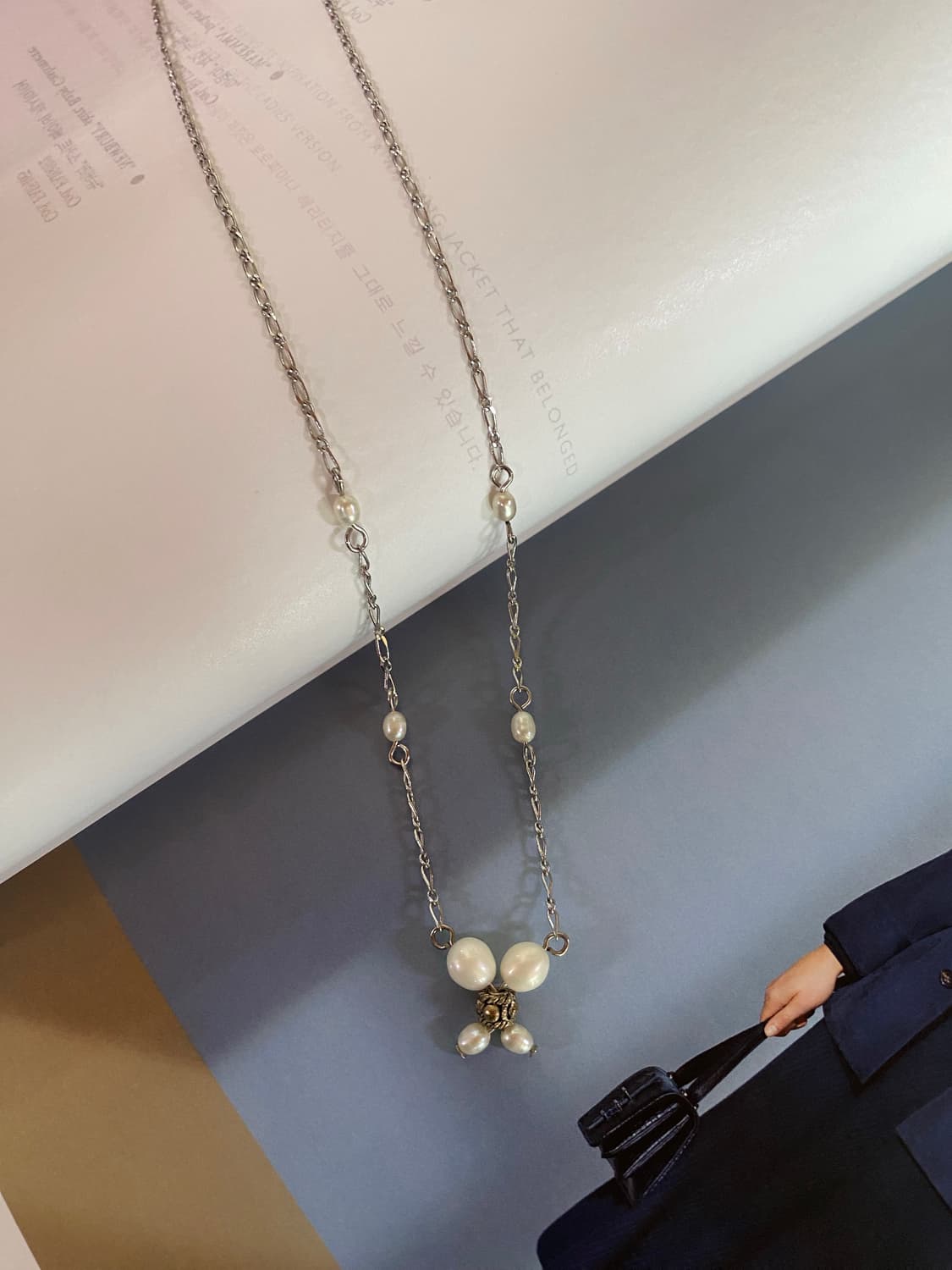 못난이진주 담수진주 목걸이 상품이미지3