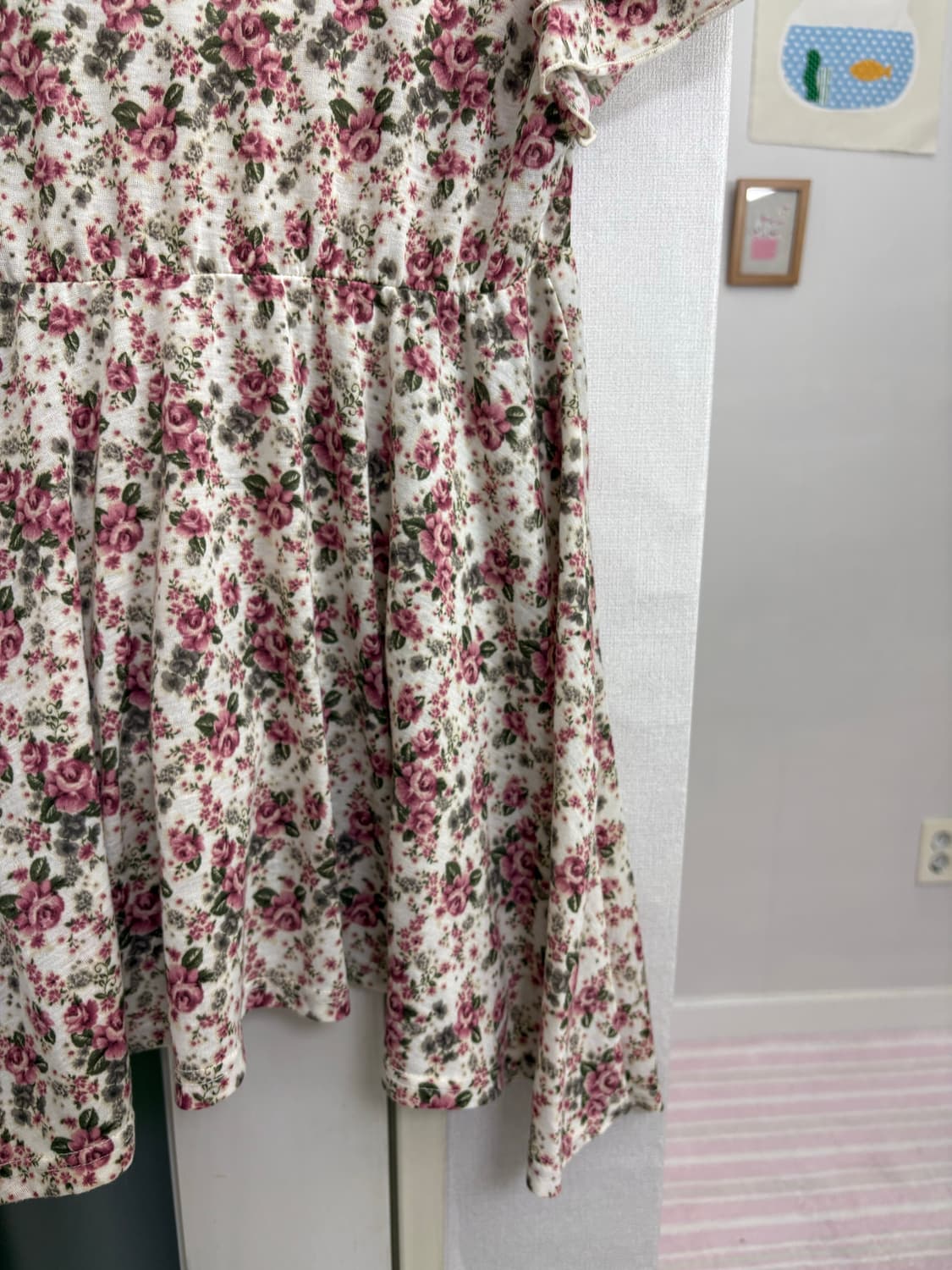 플라워 언발 블라우스 상품이미지7