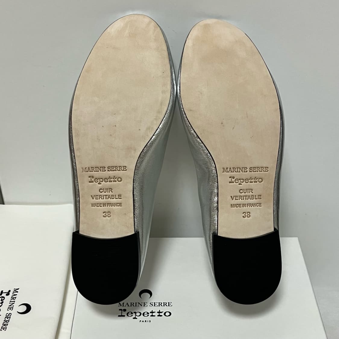 [38]마린세르 x 레페토 25ss 플랫슈즈/실버 상품이미지4