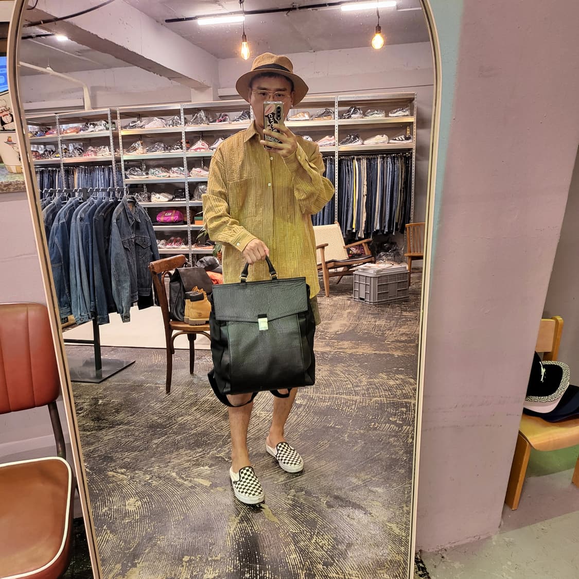 레더 백팩 상품이미지2