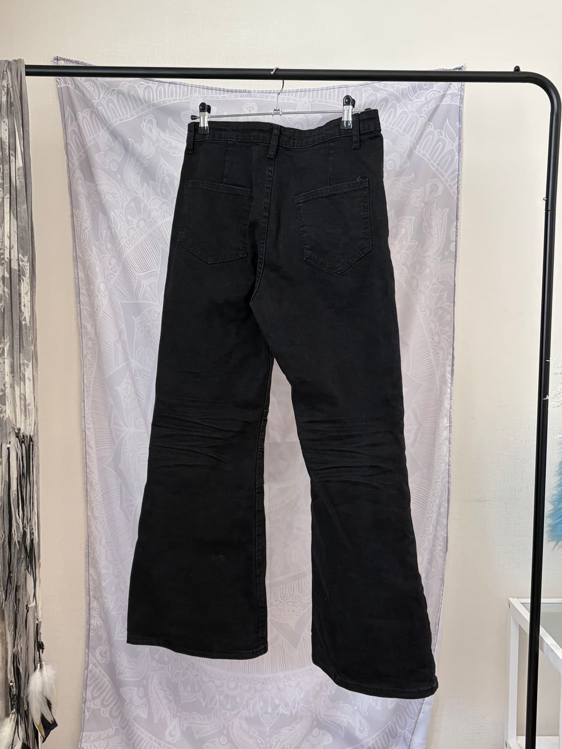Opium Aesthetic Black Flared Denim Pants 상품이미지3