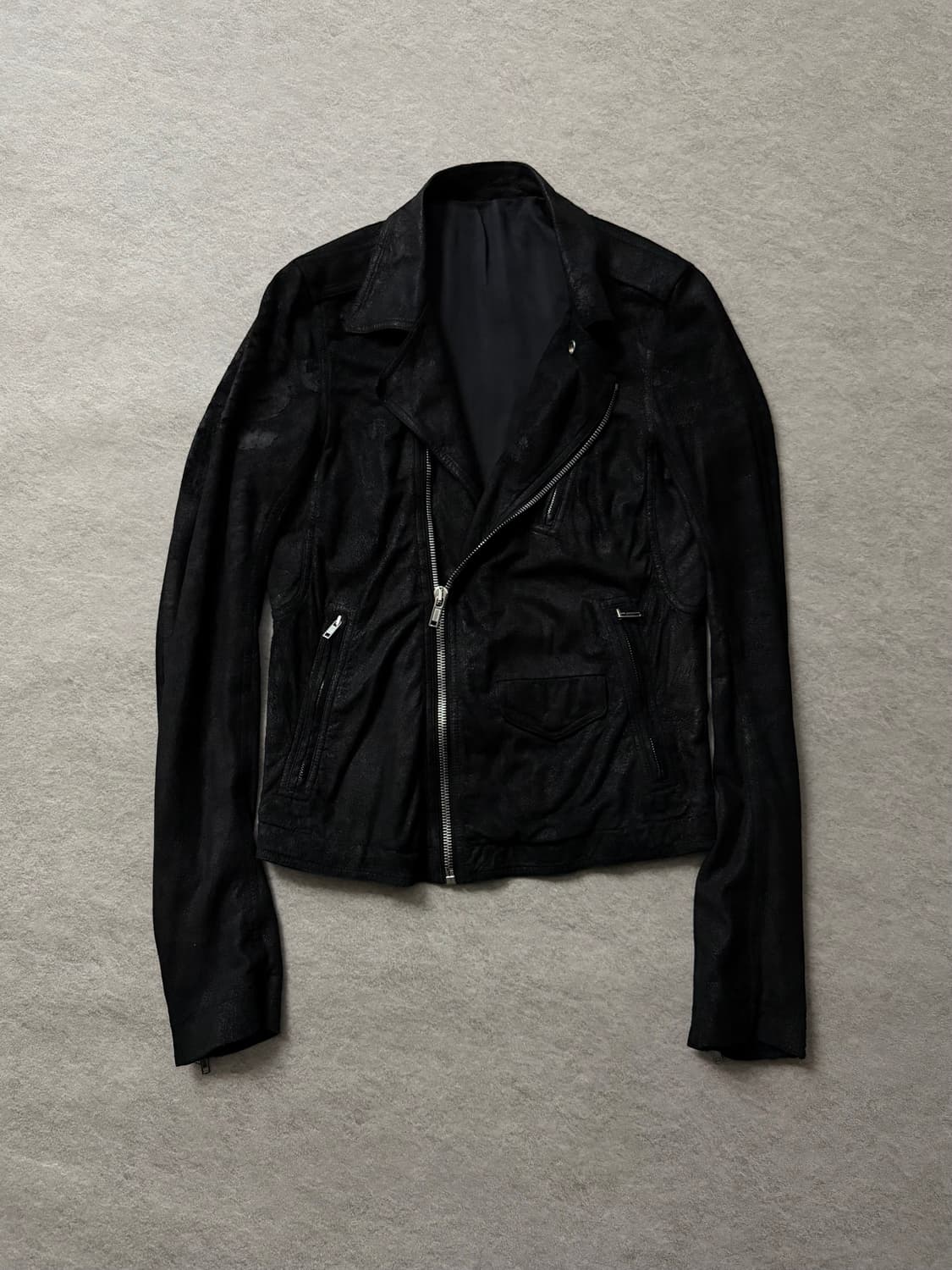 릭오웬스 바이커 스투지 램스킨 자켓 상품이미지1