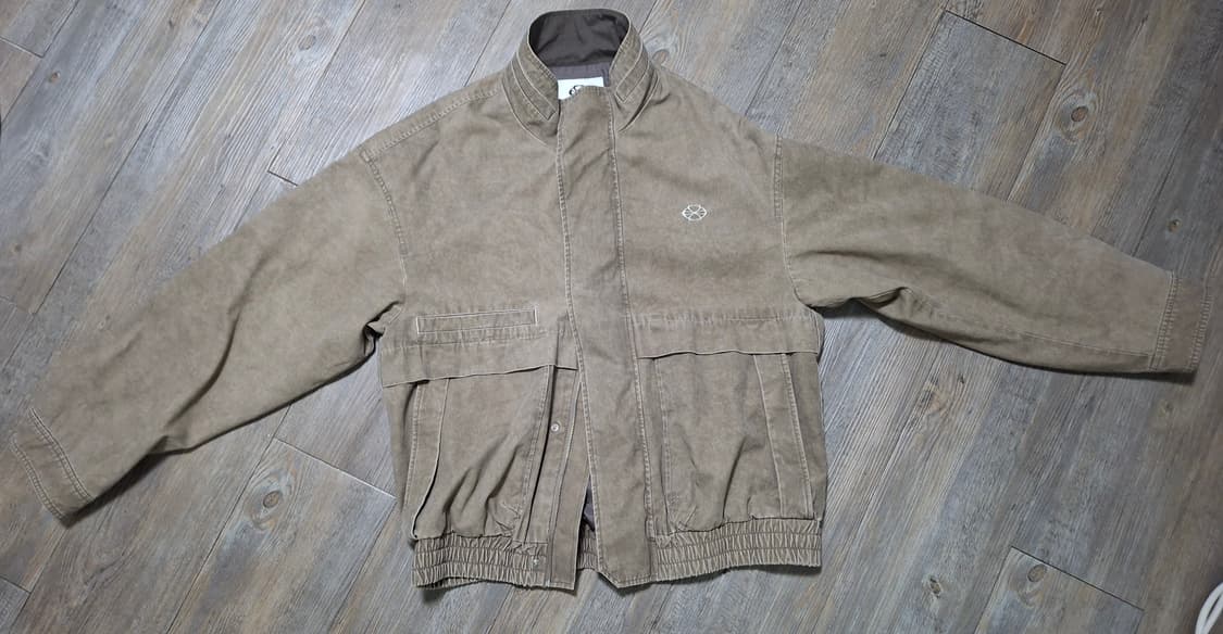 논타입 자켓: VTG HIGH BLOUSON (WASHED BEIGE) 상품이미지4