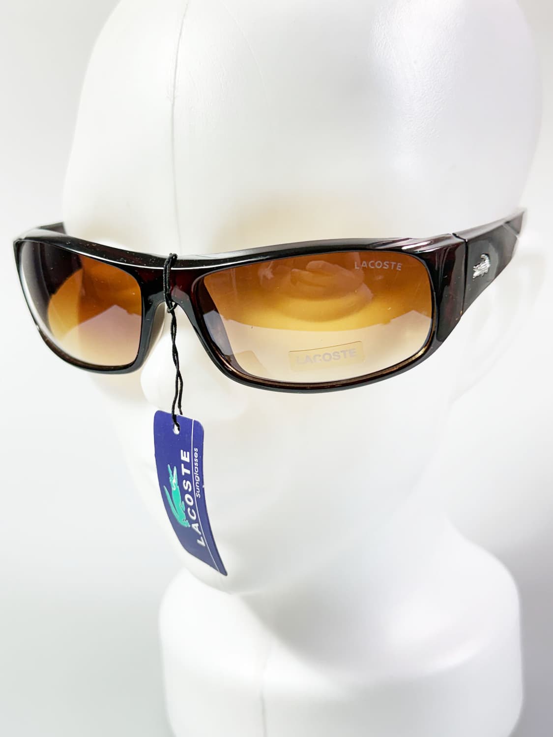 90s LACOSTE 스퀘어 랩어라운드 빈티지 틴트 선글라스 상품이미지8