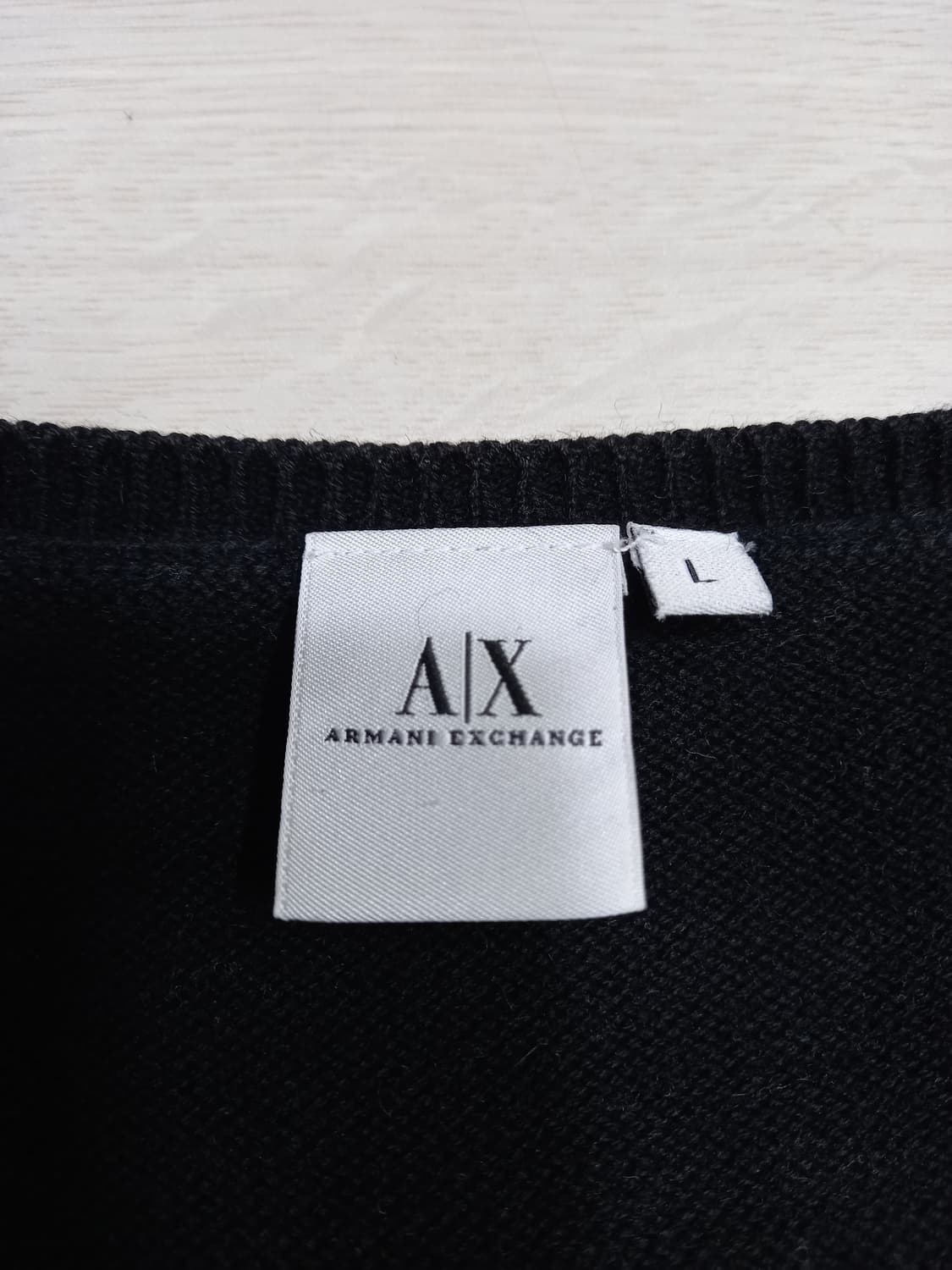 L100 A/X HongKong 라운드 스웻셔츠 블랙 L-688 상품이미지5