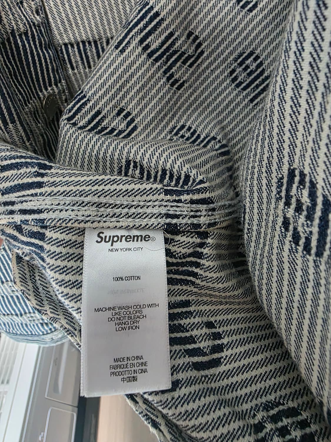 슈프림 데님 초어 트러커 자켓 스트라이프 상품이미지6