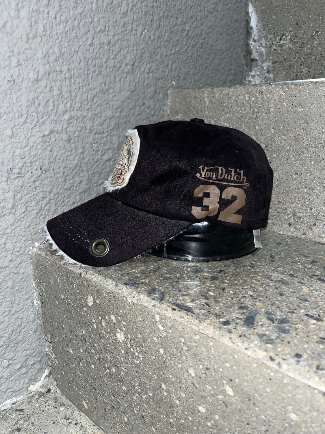 VonDutch 본더치 블랙 무스탕 볼캡 상품이미지3