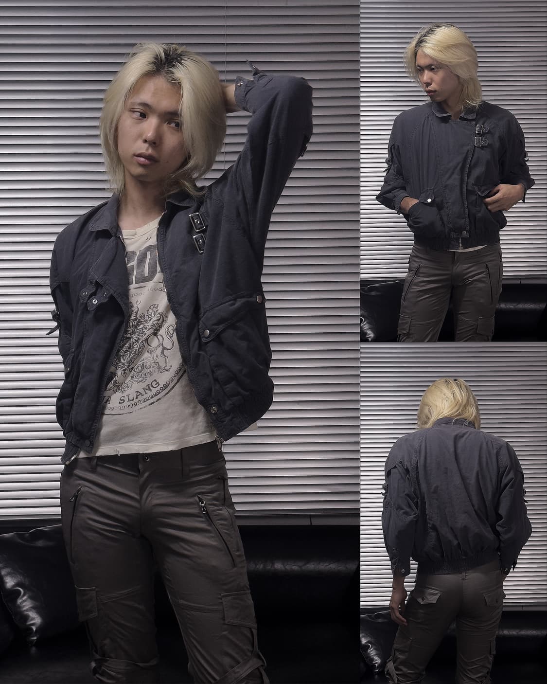 {Avante} Multi-Buckle Bomber Jacket 상품이미지1