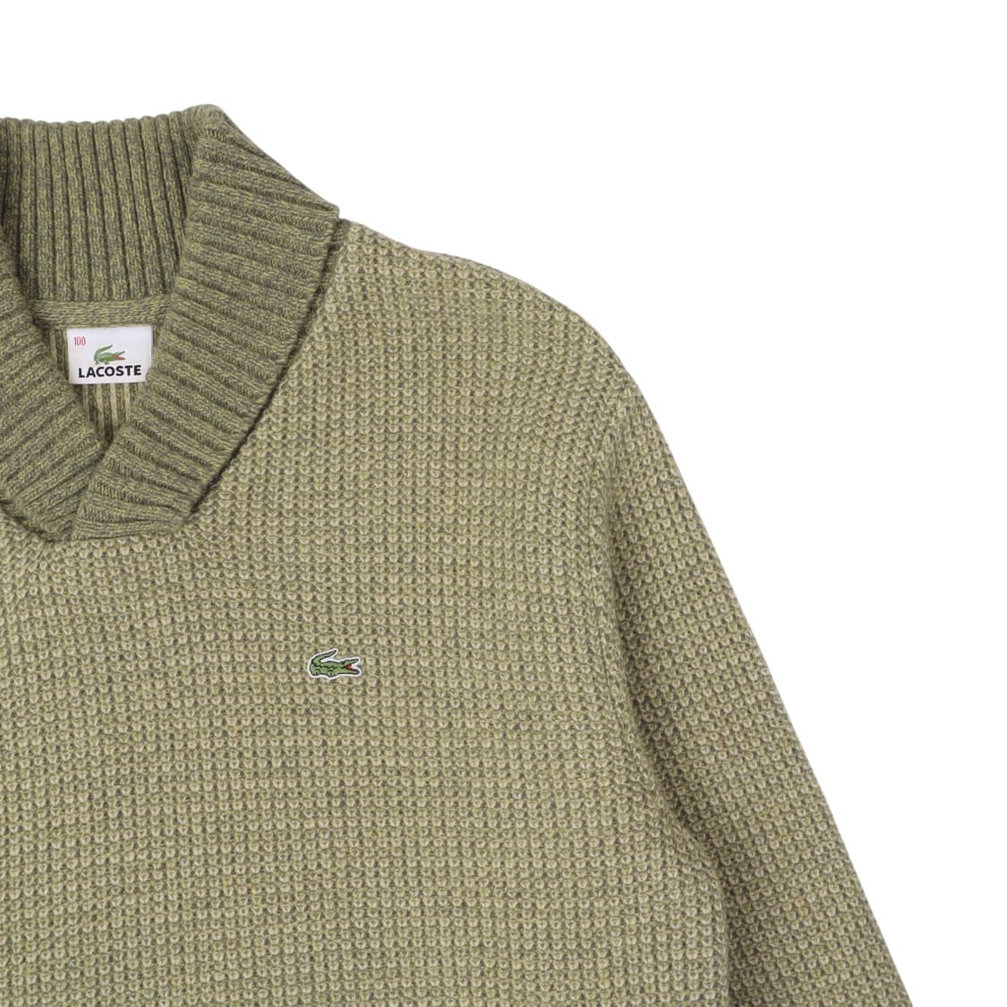 라코스테 울 숄카라 니트 스웨터 상품이미지2