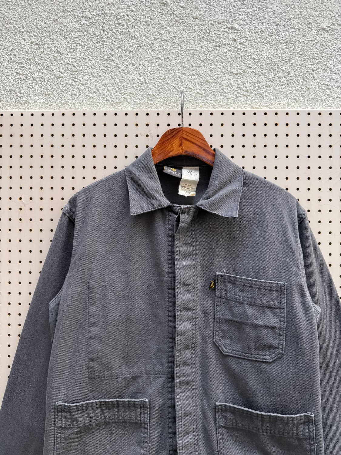 1990s CEPOVETT FADED GREY 프렌치워크자켓 상품이미지5