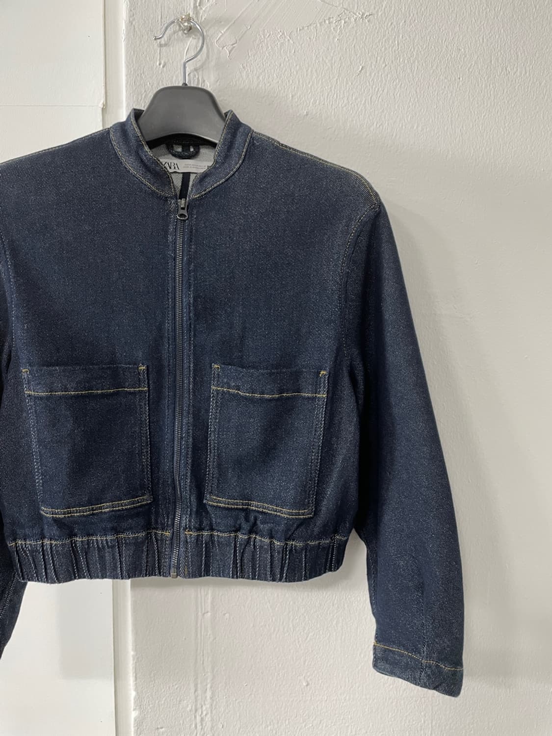 자라 데님 봄버 자켓 상품이미지3