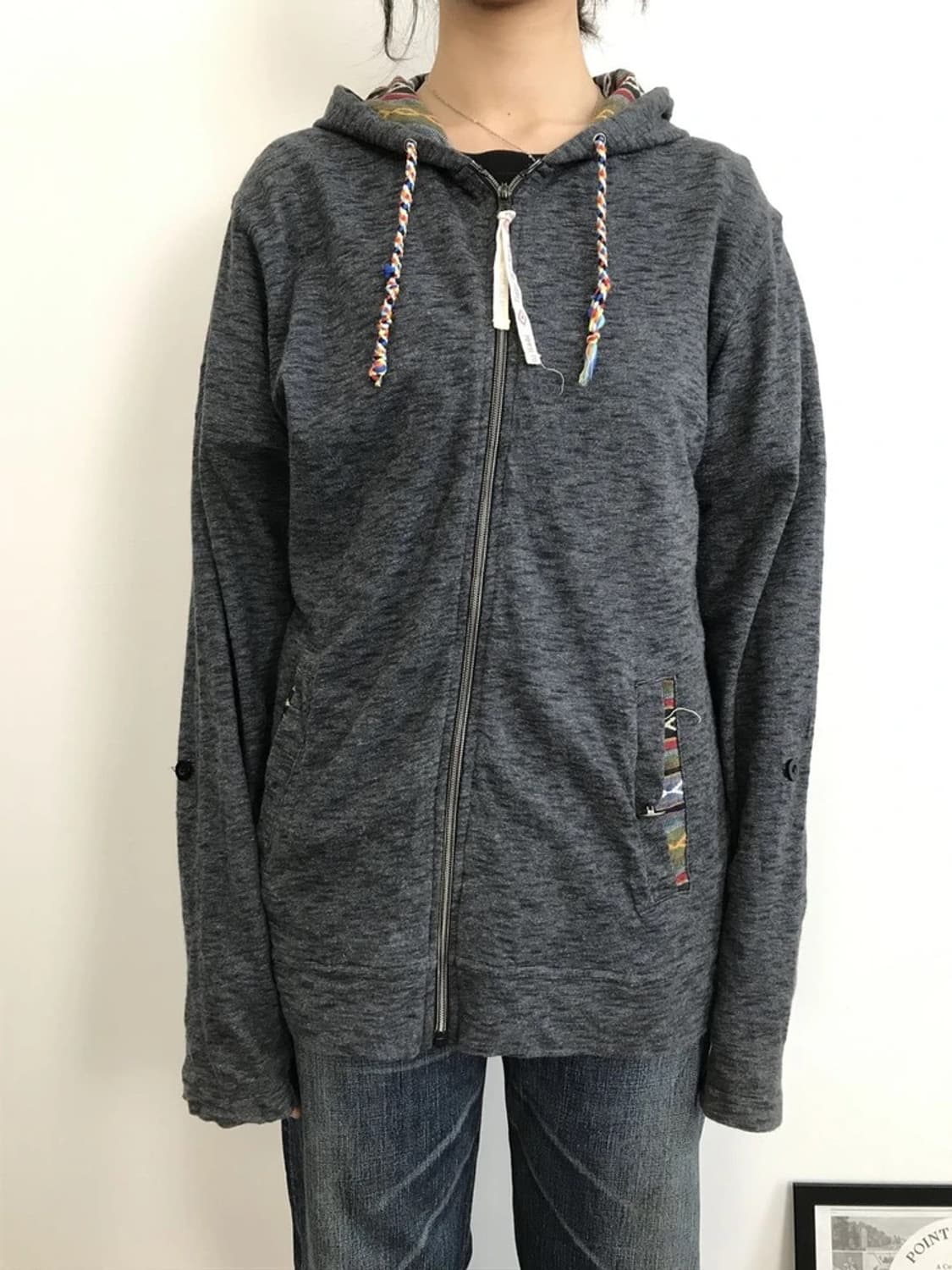 Power To The People Ethnic Zip Hoodie 상품이미지2