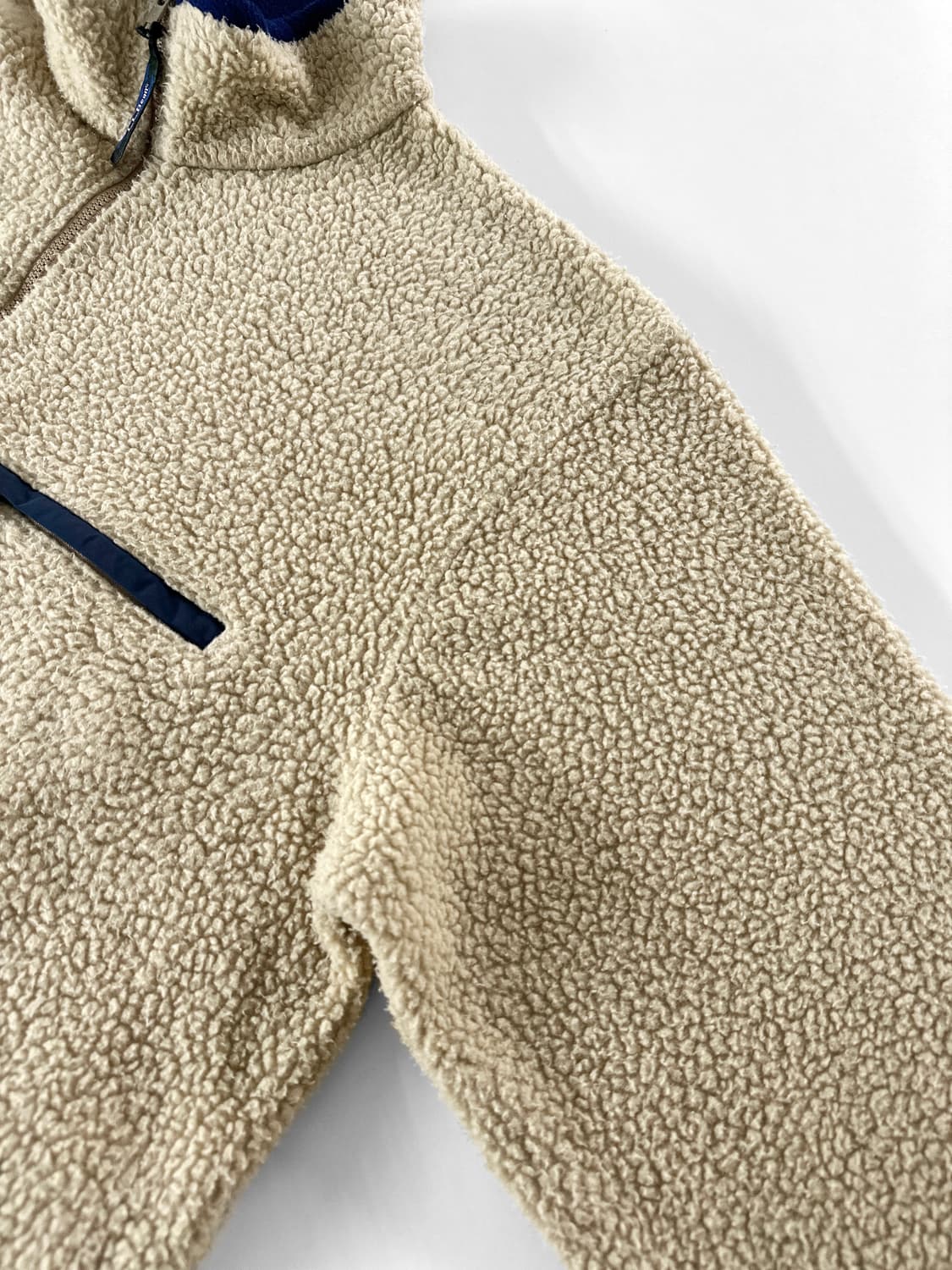 90s 빈티지 엘엘빈 플리스 하프 집 풀오버 상품이미지6