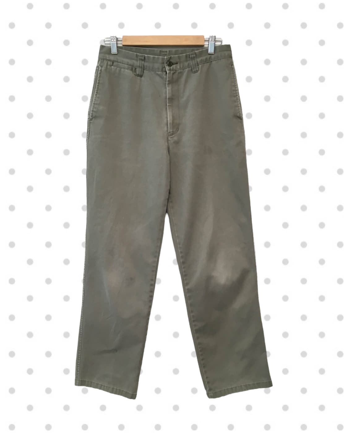 vintage straight pants light olive 상품이미지5