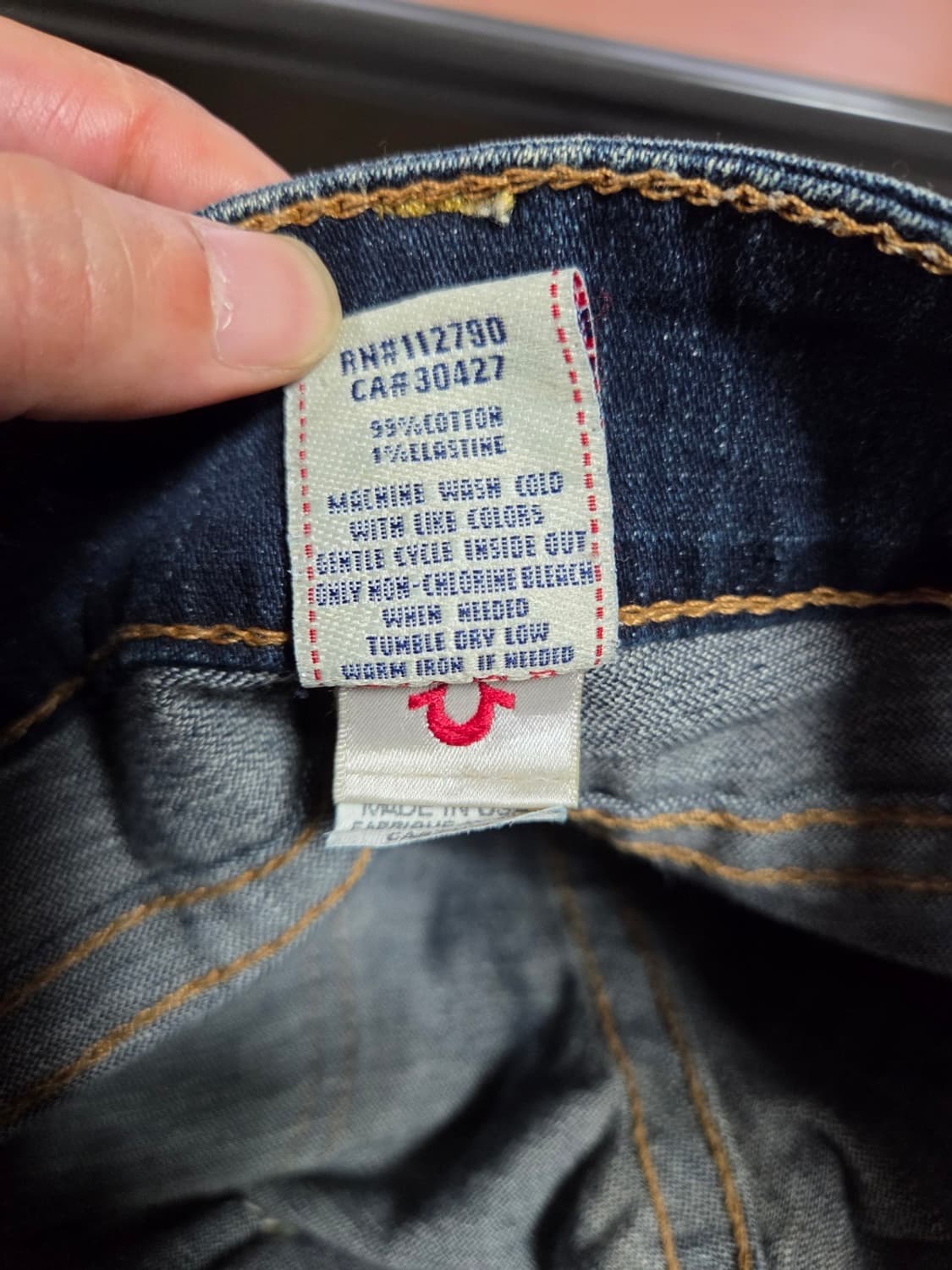 트루릴리전 true Religion 28 데님 청바지 상품이미지6