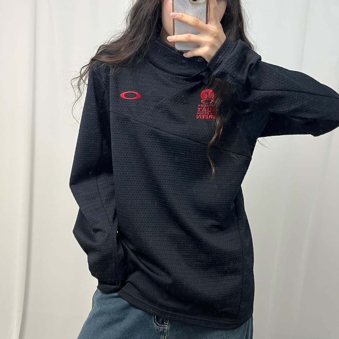 Oakley black golf half zip-up  ⋆ L size  상품이미지3