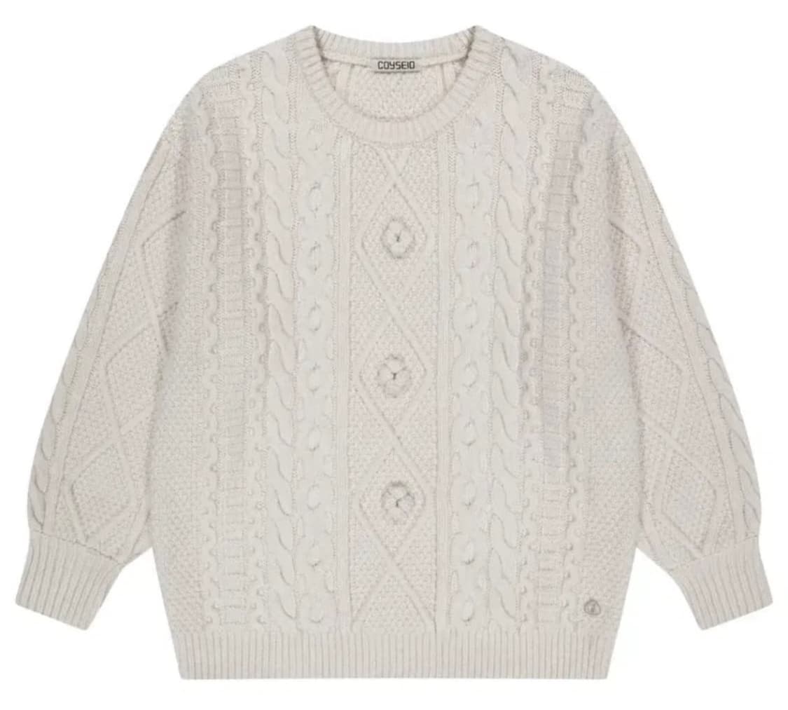 코이세이오 폼폼니트 아이보리 상품이미지1