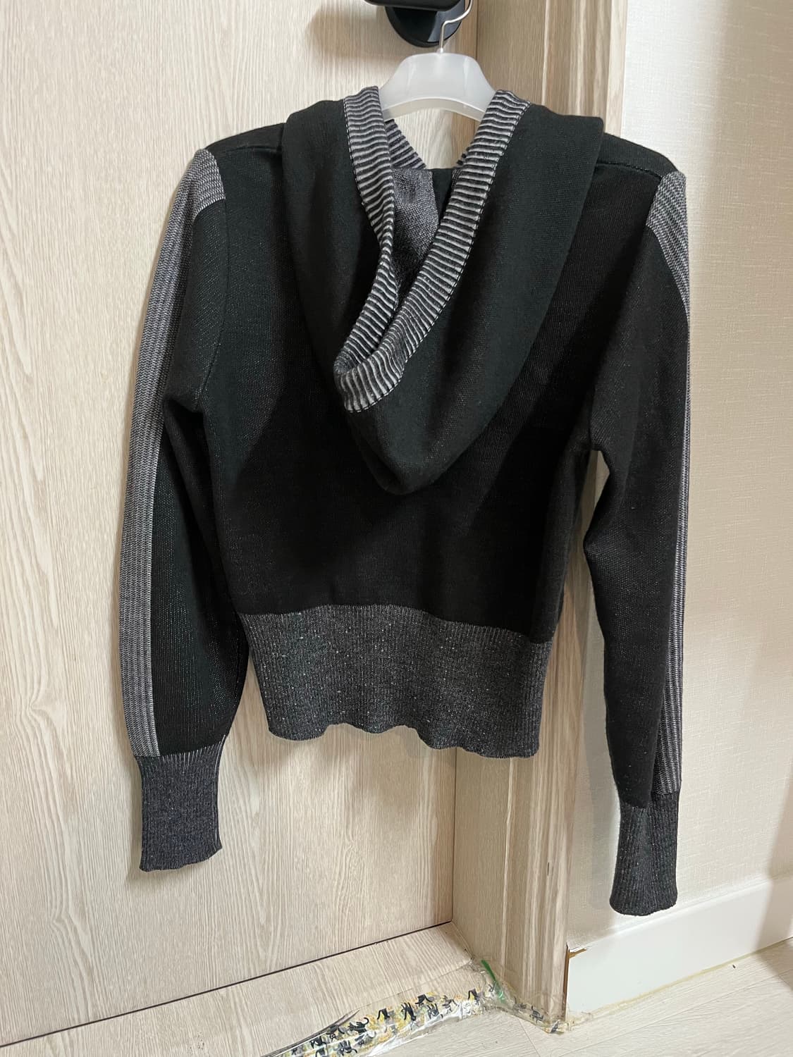 미스치프 MSCHF RHOMBUS KNIT HOODIE - BLACK 상품이미지6
