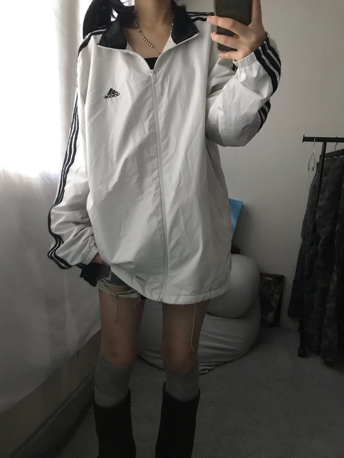 아디다스 흰검 바람막이 상품이미지4